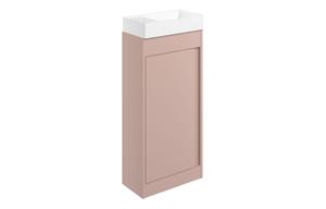 Carina 410mm Floor Standing Unit Inc. Basin - Matt Antique Rose